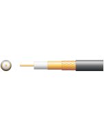 Mercury 100u Foamed Pe Coaxial Cable With Cca Braid - 100m Black