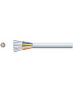 8 Core Alarm Cable TCCA Conductor White 100m, Mercury 808.205