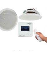 Bluetooth Ceiling Speaker Kit Adastra WA-215 Set in-Wall remote USB SD Radio