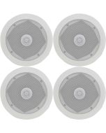 4x Ceiling Wall Surround Sound Speakers 80w 5.25in 952.528 B