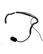 Trantec MIC-SJ66-BK,  HM-66 Aerobic Headworn Microphone, Black gooseneck