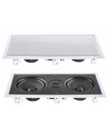 e-audio Water Resistant Professional Dual 6.5" 2 Way In-Wall Speaker
