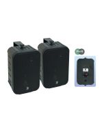 E-audio Black 6.5" 2 Way Mini PA Surround Speaker 8ohms 200W Pair