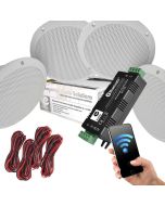5 inch Bathroom Wireless Bluetooth Amplifier B427bl B2 4x White Ceiling Speakers