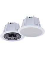 Ceiling Speakers for Domestic Commercial , E-audio B412A, White 6.5in  8ohms 120W Pair