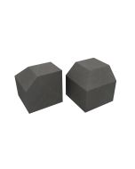 30 X 30 X 30cm Corner Acoustic Cube (Pack of 2) Charcoal Grey