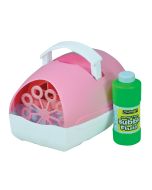 Bubble Machine Battery Mains Operated Pink For DJ Party Wedding Kids
