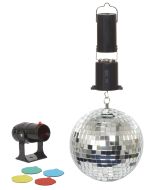 6 INCH MIRROR BALL PARTY SET 03-G007BA DJ Glitter Ball