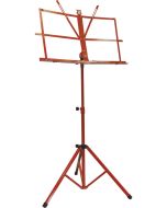 Njs Adjustable Folding Sheet Music Red Tripod Stand