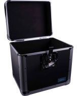 Record Flightcase, Black Euro Style Album Case, Holds 70 Records