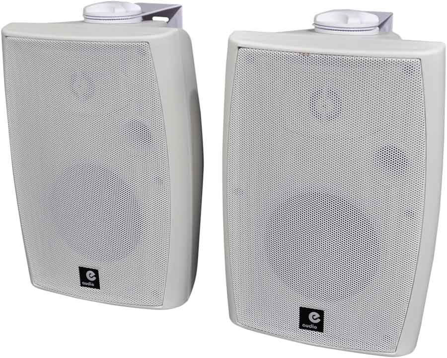 White 60W Active BLUETOOTH  Speakers, Alexa Echo Compatible