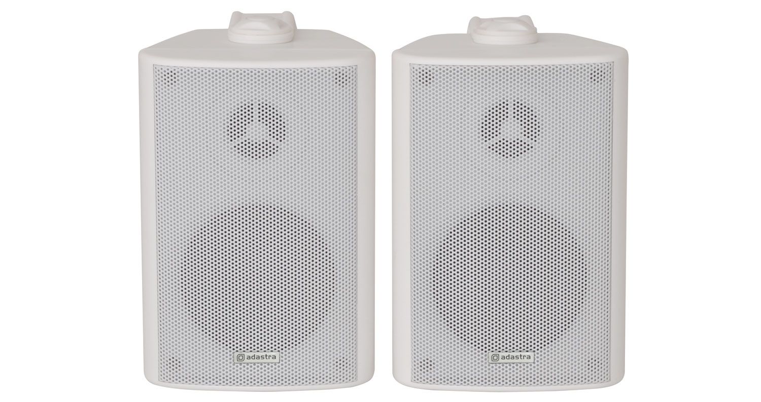 Adastra Bc3-w Bc3w 3inch Stereo Speakers White Pair Pair