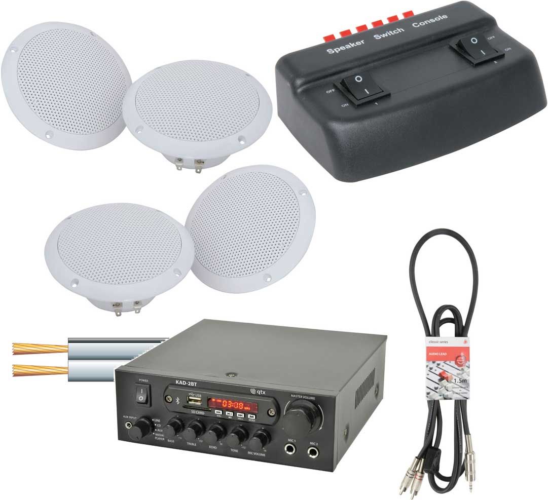 Speaker Bluetooth Amplifier Kit mp3 Player Cable, Switch Box 103.122 B1