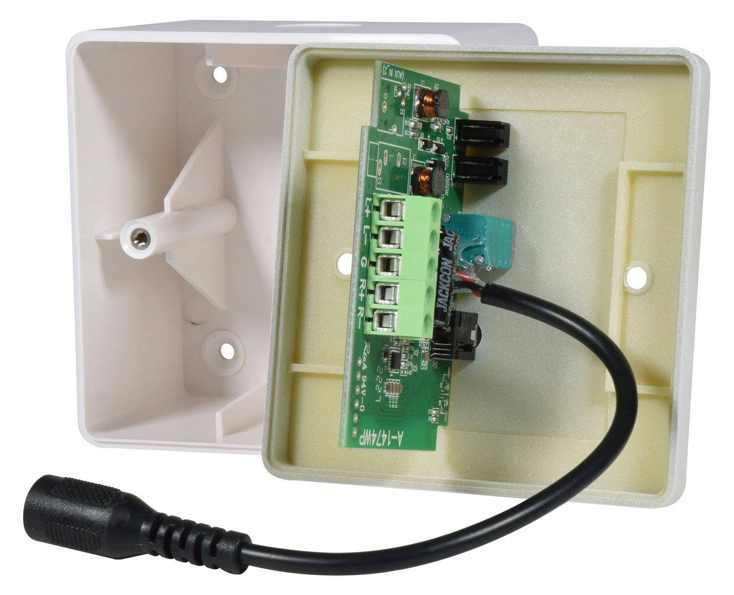 1-gang Bluetooth Receiver Wallplate And Backbox