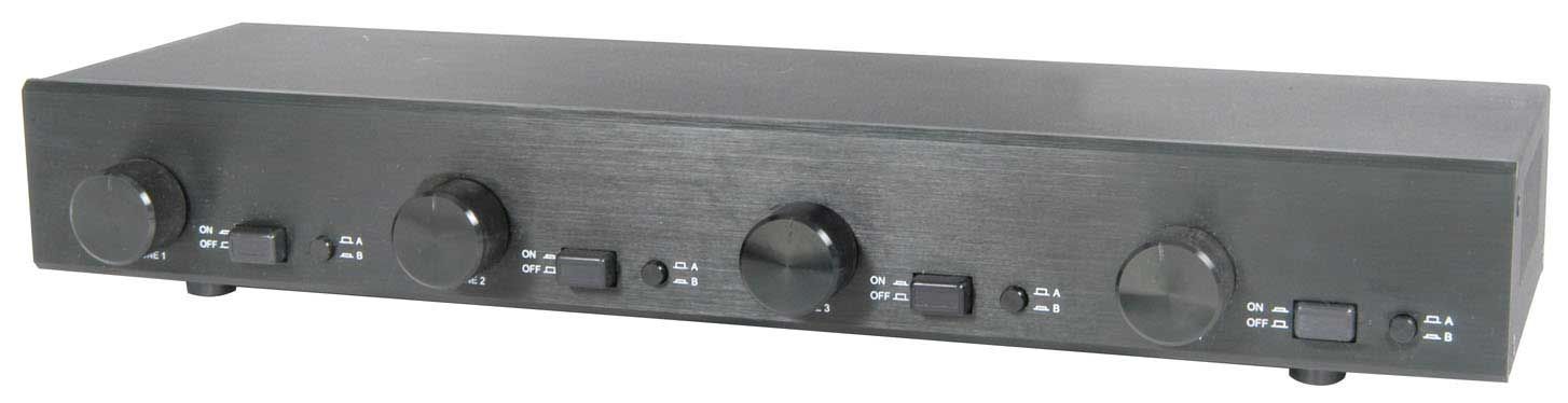 8x In Ceiling Wall AV Speakers + 4 Zone Speaker Selector Switch + Cable 128.303B
