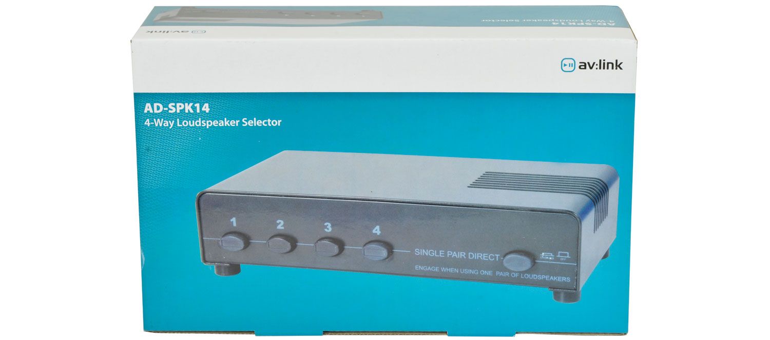 Avlink Ad-spk14 4 Way Loudspeaker Switch