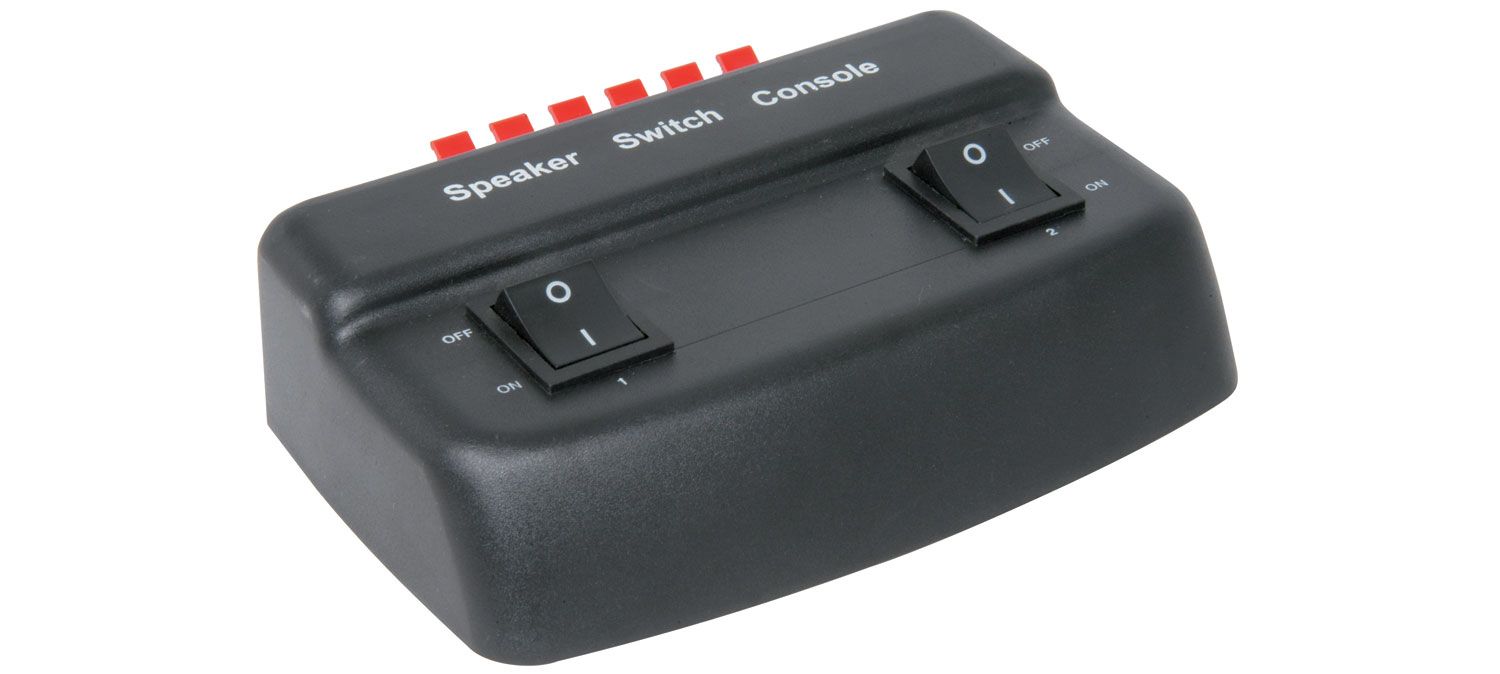 Avlink Ad-spk21 Loudspeaker Selector 2-way - Black