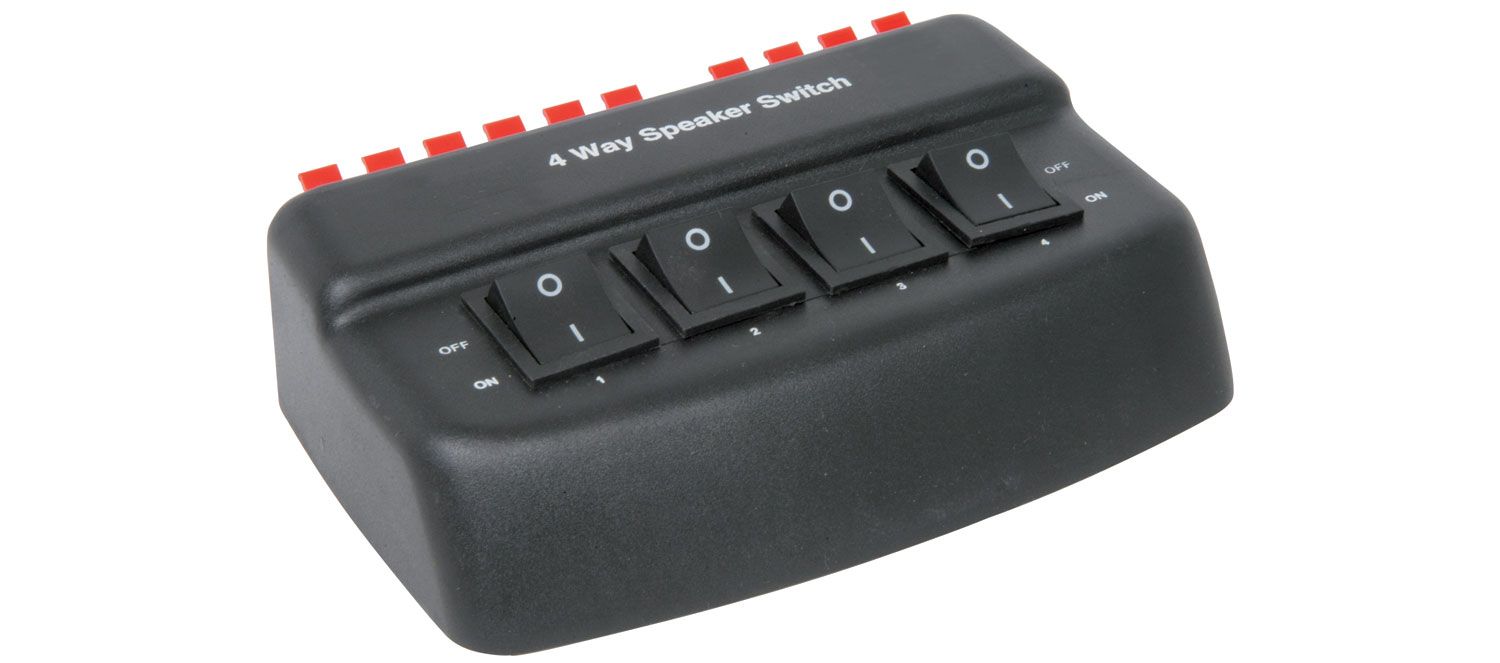 Avlink Ad-spk42 4-way Loudspeaker Selector - Black Version