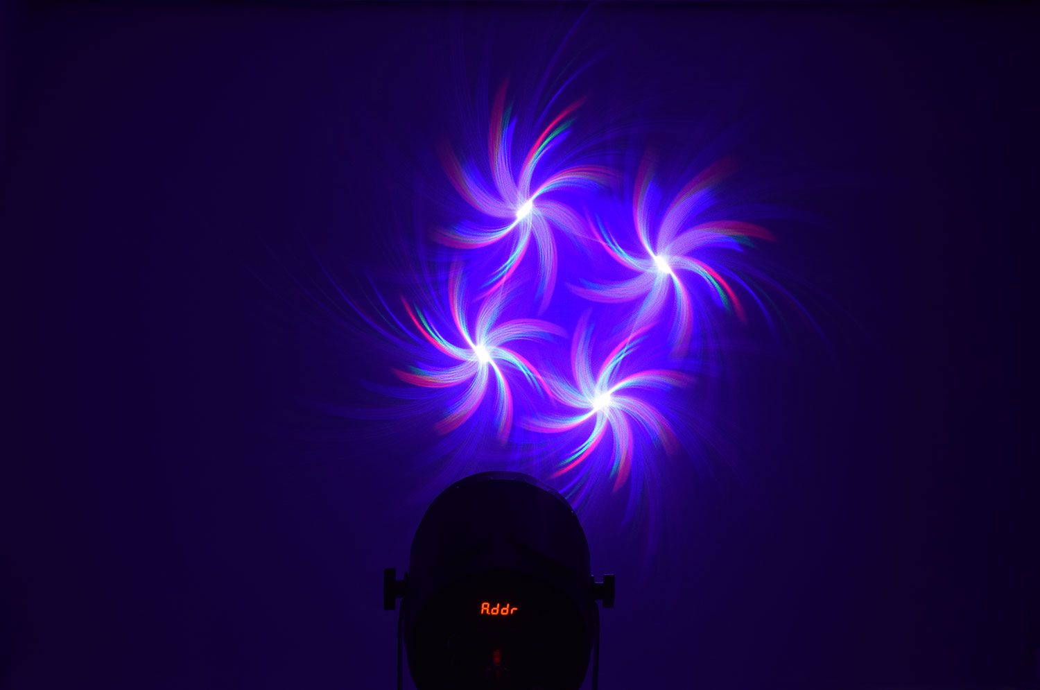 Qtx Mesmerizer 3d Animation Laser With Led Par Lights