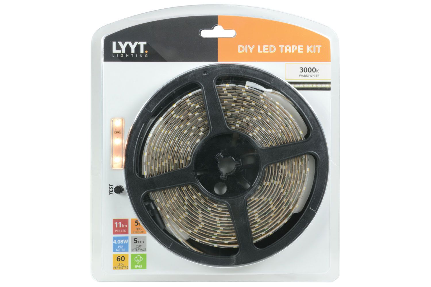 Lyyt Diy-ww60 Led Tape Kit 5m Ww