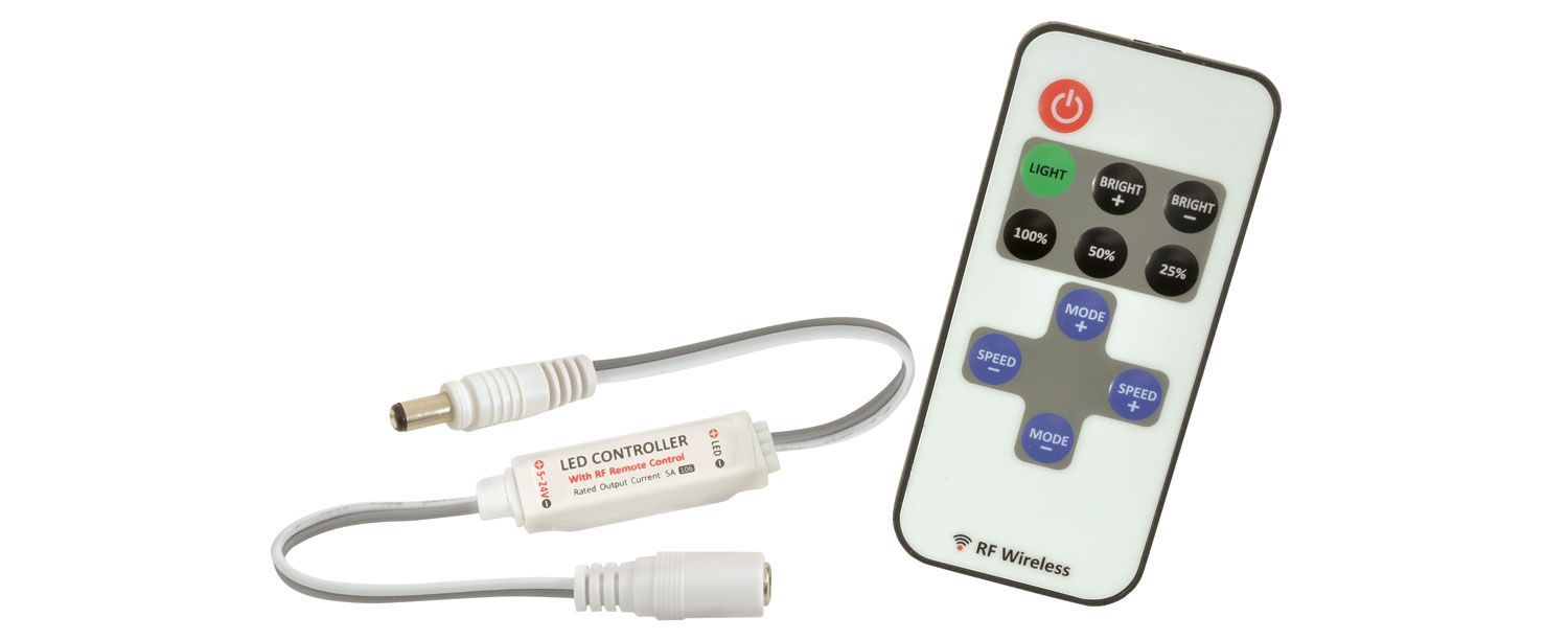 Lyyt Isrf1 Rf 1-color Led Controller With Dc Jacks
