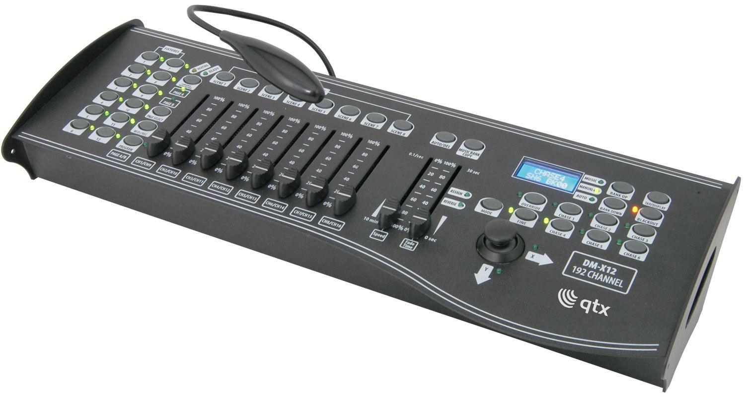 Qtx Dm-x12 192 Channel Dmx Controller With Joystick