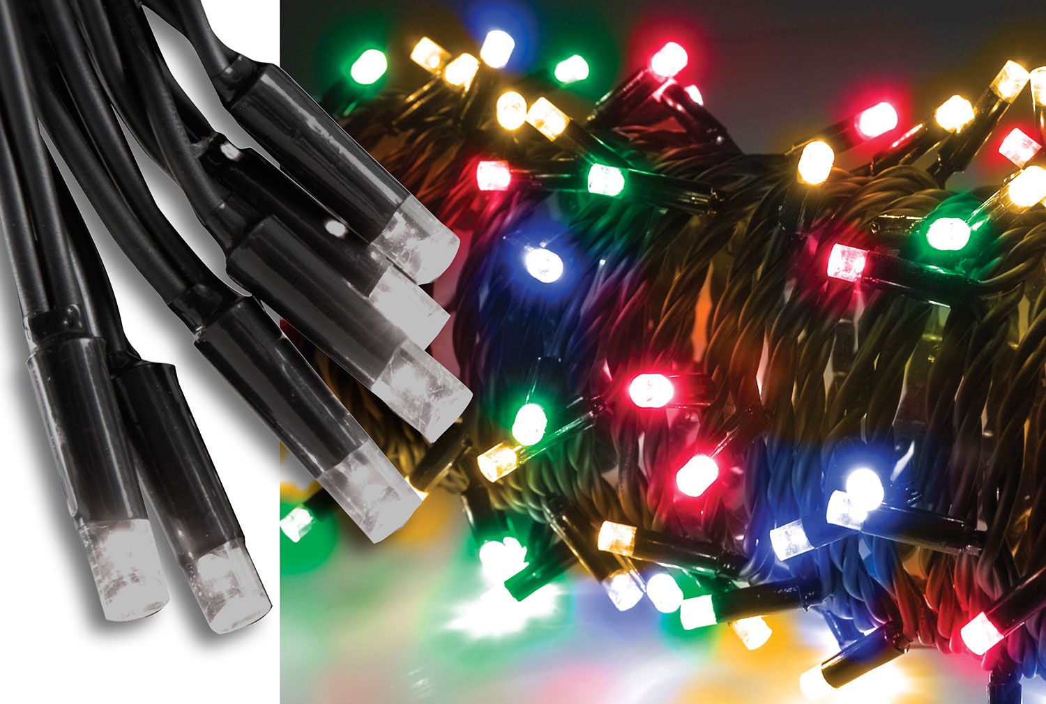 Lyyt Hd90-mc 90 Led Heavy Duty Static String Light - Multicolour Rgba