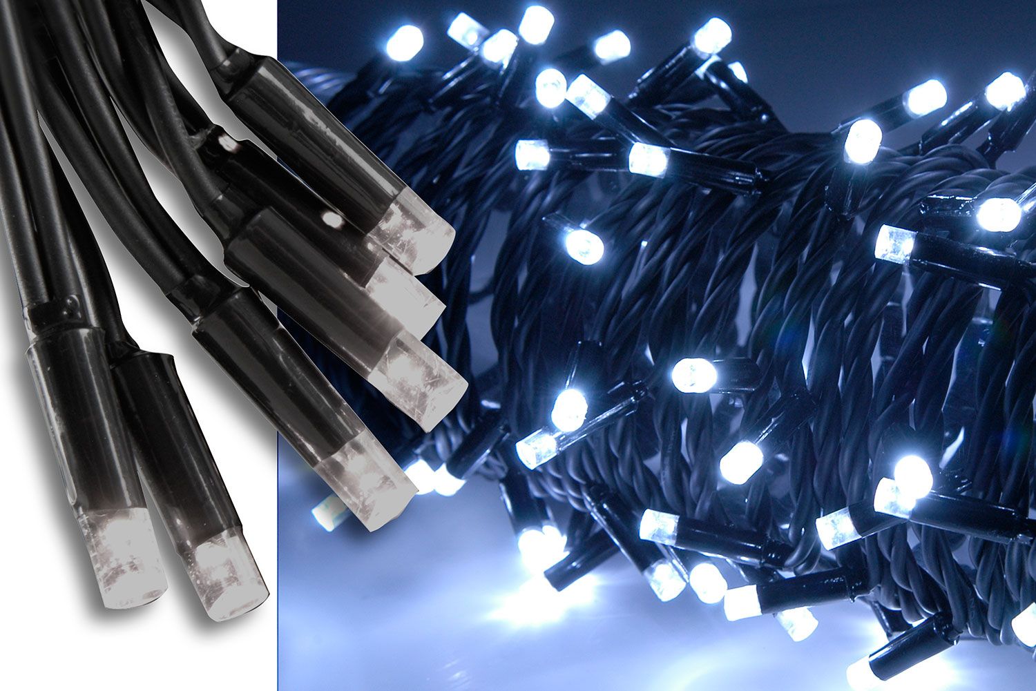 Lyyt Hd180s-wht 180 Led Heavy Duty Static String Light - White