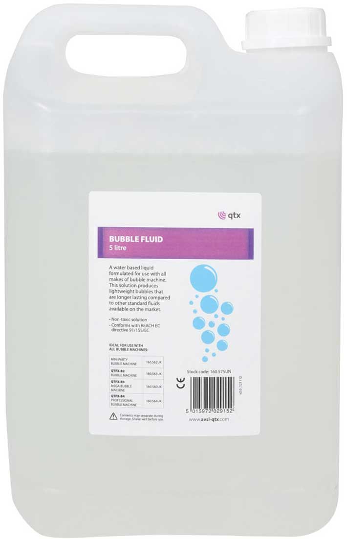 2x 5ltr Bubble Machine Liquid