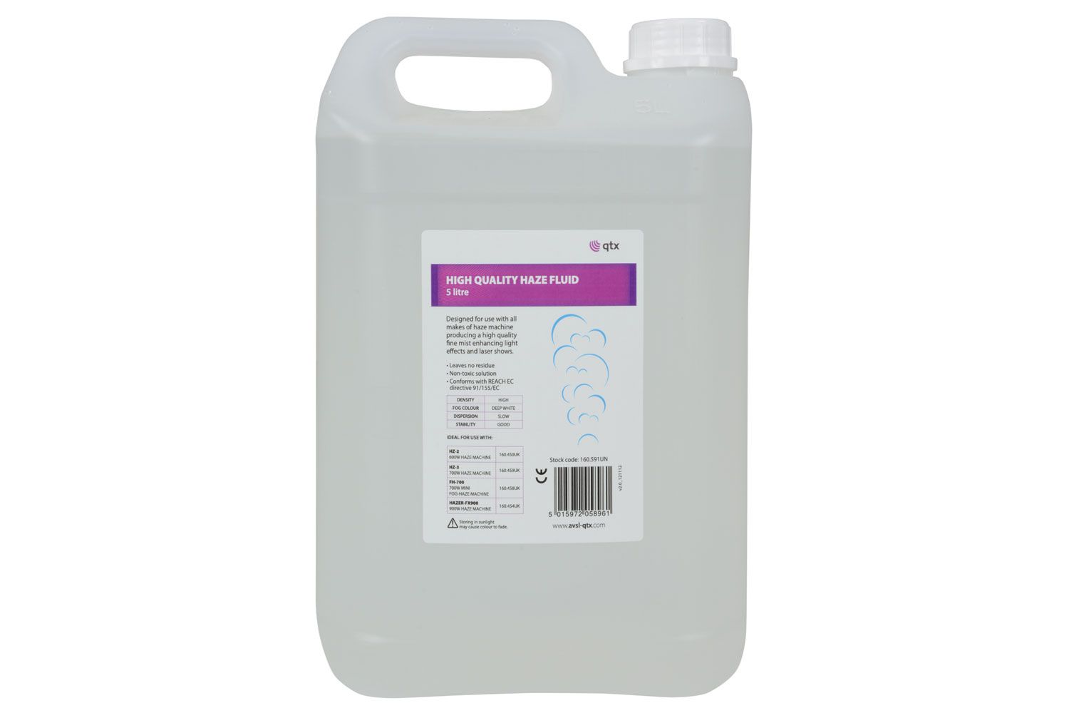 Qtx High Quality Haze Fluid 5 Litre