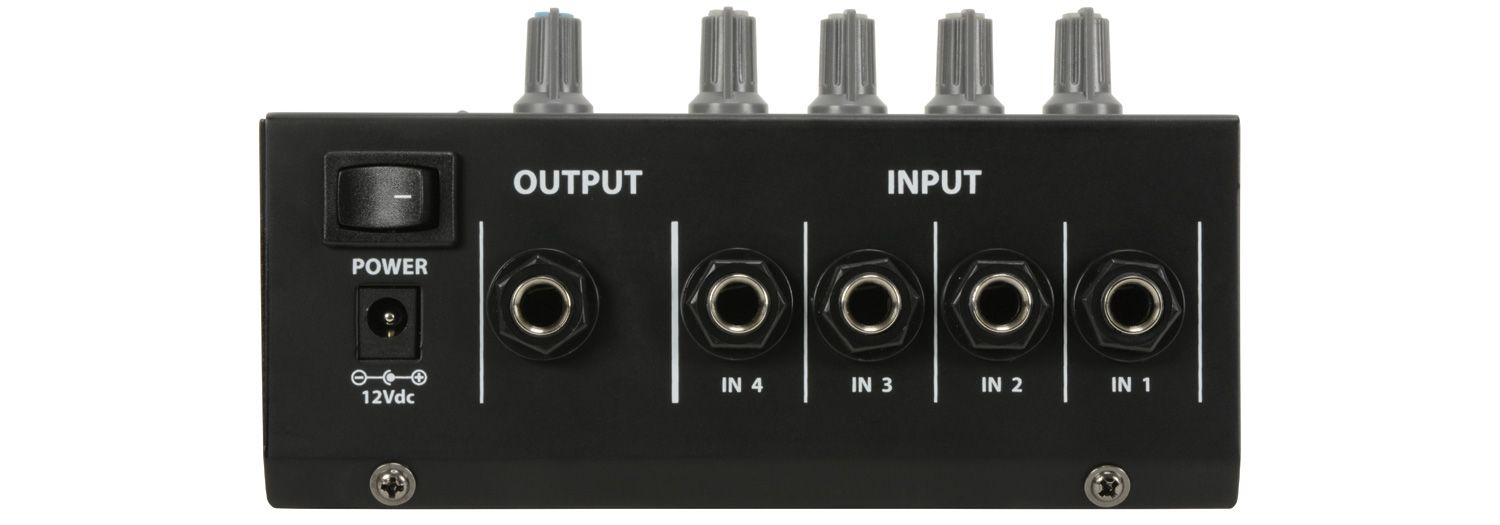 Qtx Mm41 4 Channel Mini Microphone Mixer