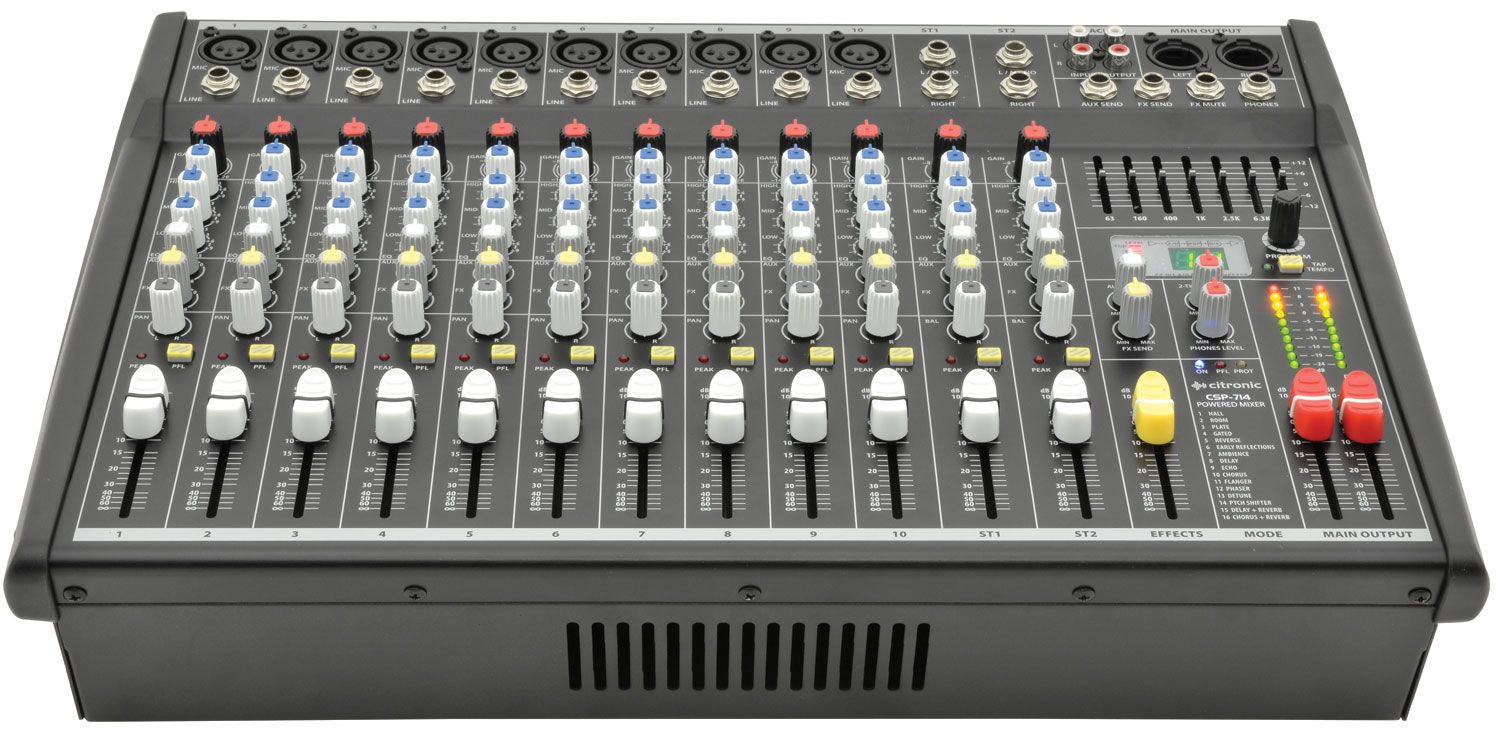 Citronic Csp-714 Powered Mixer 700w