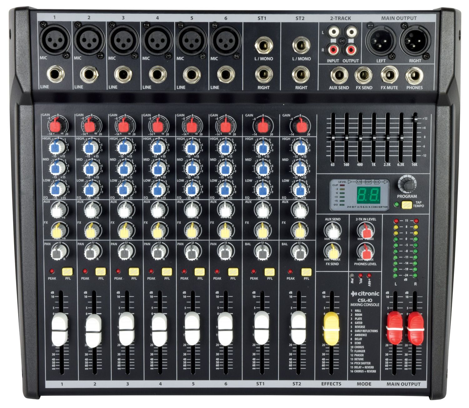 Citronic Csl-10 Mixing Console 10 Input