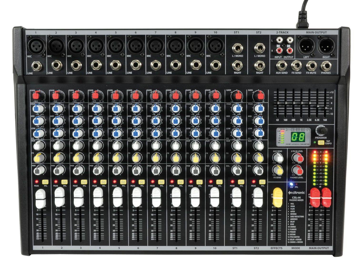 Citronic Csl-14 Mixing Console 14 Input