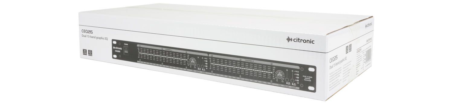 Citronic Ceq215 2 X 15-band Graphic Eq