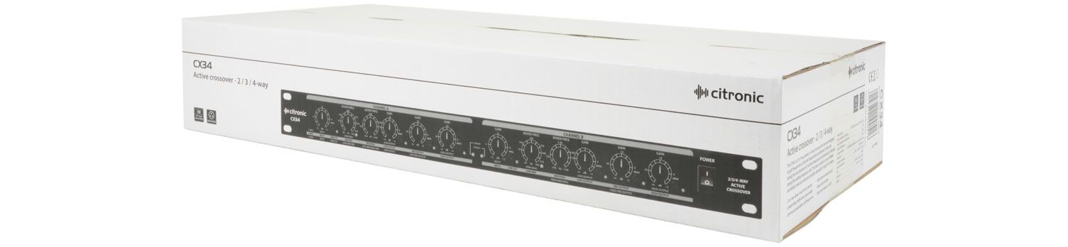 Citronic Cx34 Active Crossover 2 / 3 / 4-way