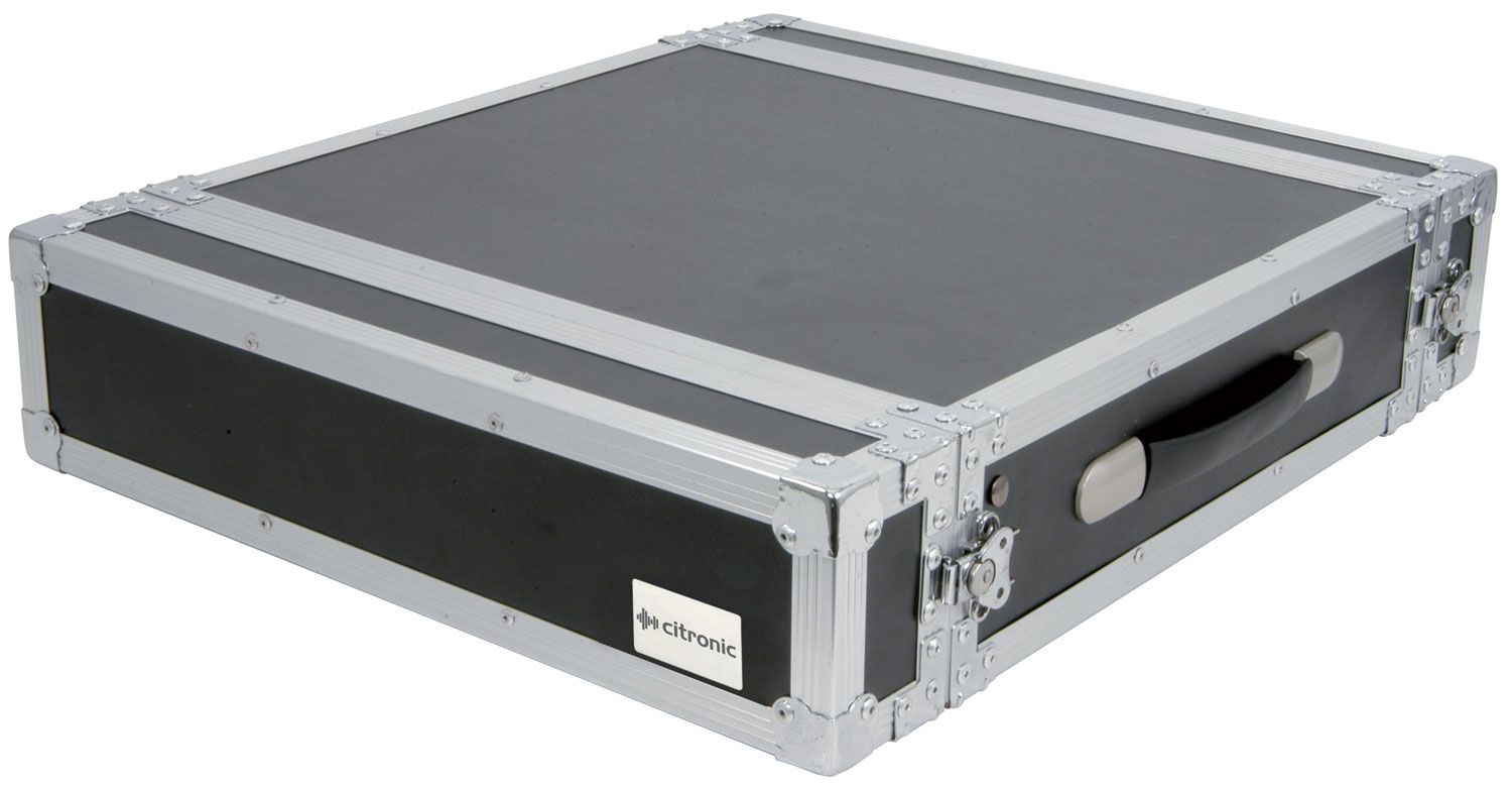 Citronic Rack:2u 19'' Equipment Flightcase - 2u