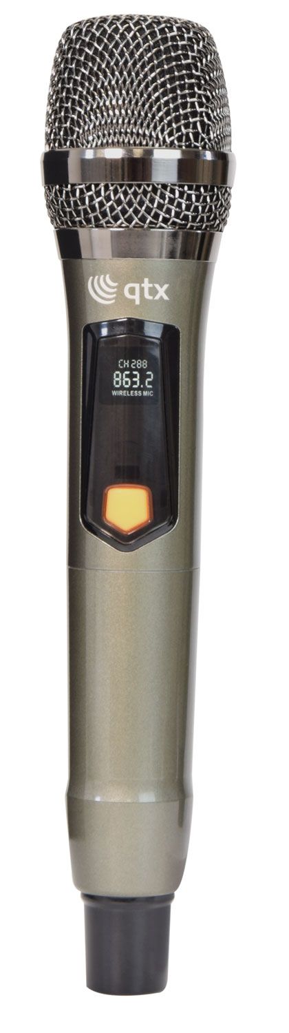 Qtx J-mic Dual Uhf Handheld Microphone System