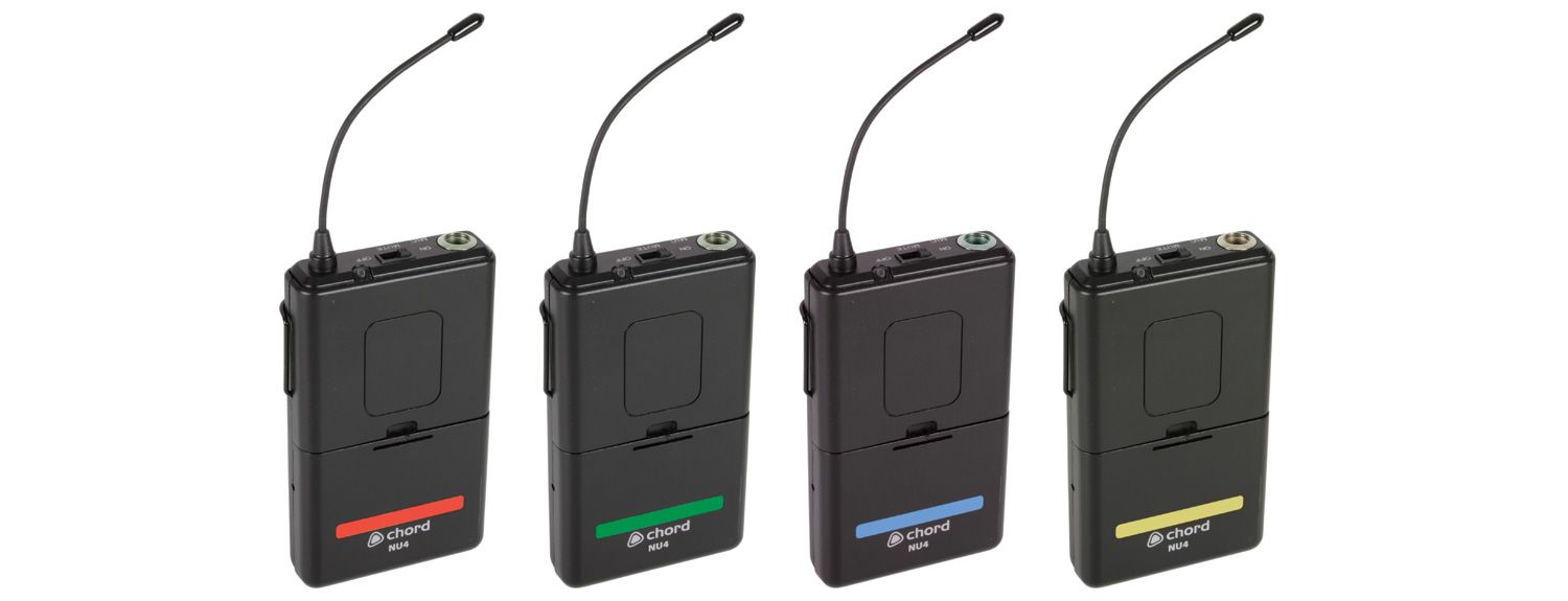 Chord NU4-N Quad UHF Wireless Mic
