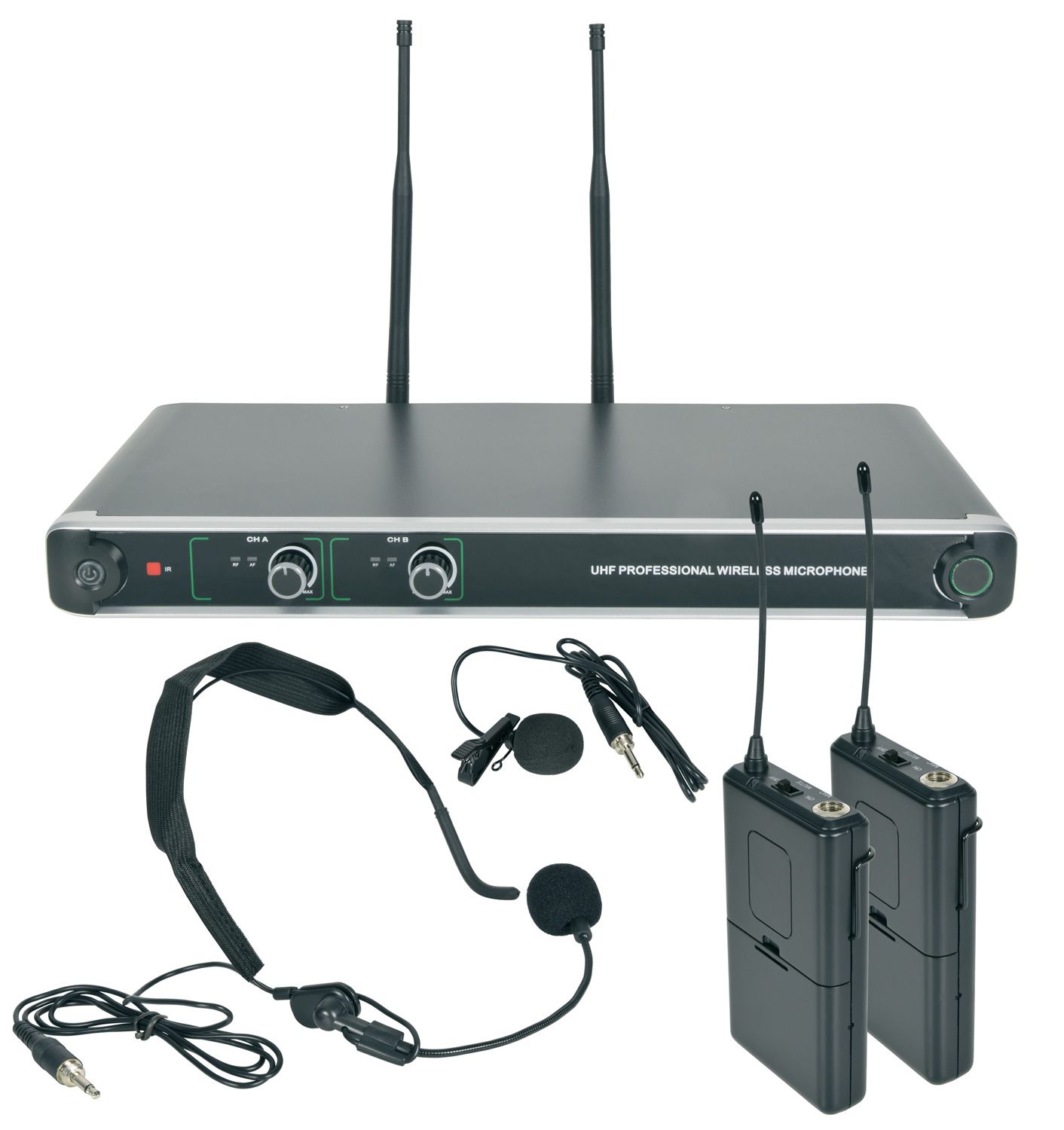 Chord Nu20-n Nu20 Dual Uhf Beltpack With Neckband + Lavalier Mic