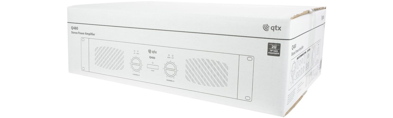 PA Power Amplifier 2 X 240w, Qtx Q480 