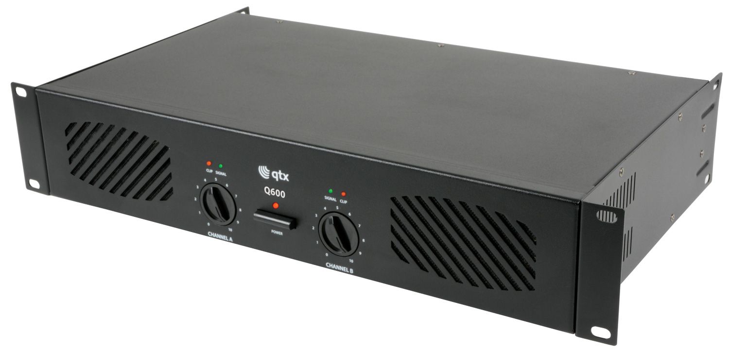 Qtx Q600 Power Amplifier 2 X 300w