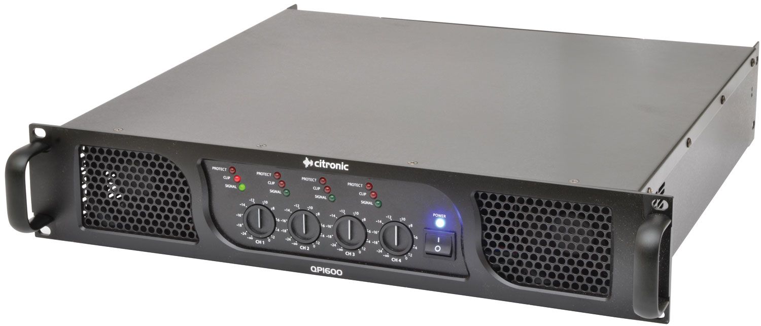Citronic Qp1600 Quad Power Amplifier 4 X 400w