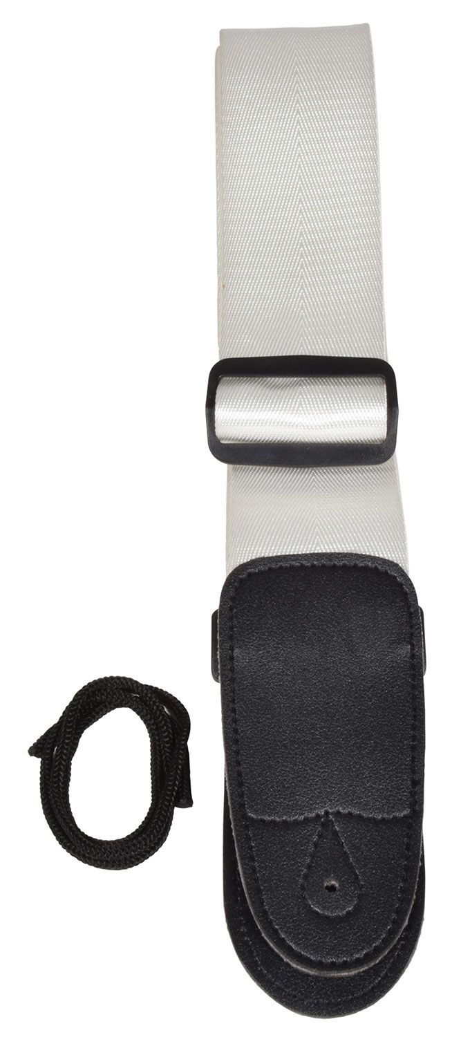 Chord Gs-wh Guitar Strap Webbing White