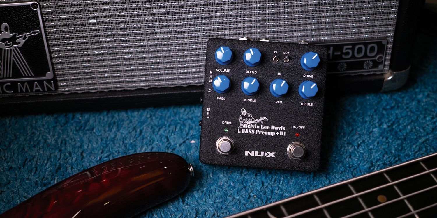 Nux Nbp-5 Mld Bass Preamp + Di Pedal