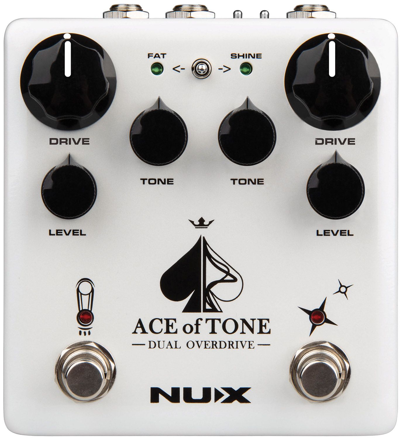 Nux Ace Of Tone Dual Overdrive Guitar Pedal