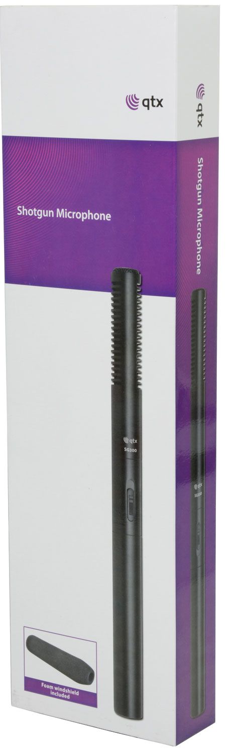 Qtx Sg350 Long Shotgun Microphone