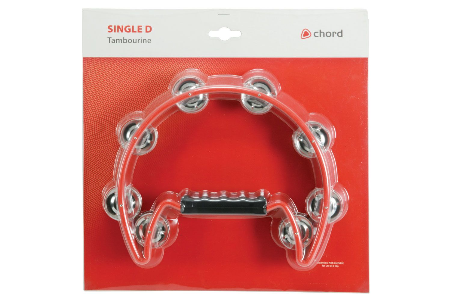 Chord Tamb-sd-rd Tambourine - Single D Red