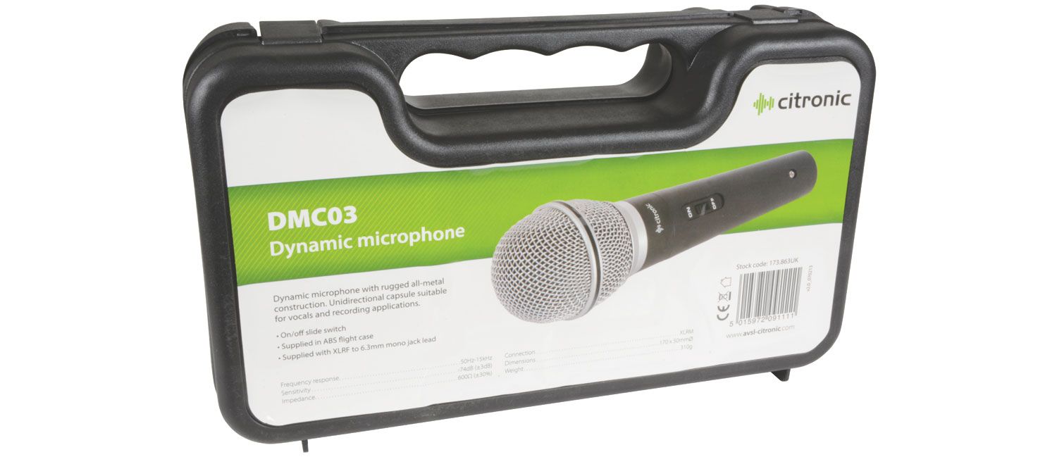Citronic Dmc03 Dmc-03 Dynamic Microphone