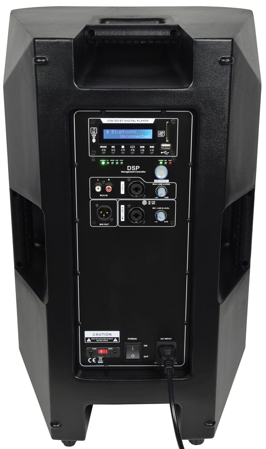 Citronic Casa-12a Active Pa Speaker 12inch 280w Usb Bluetooth Dj Band